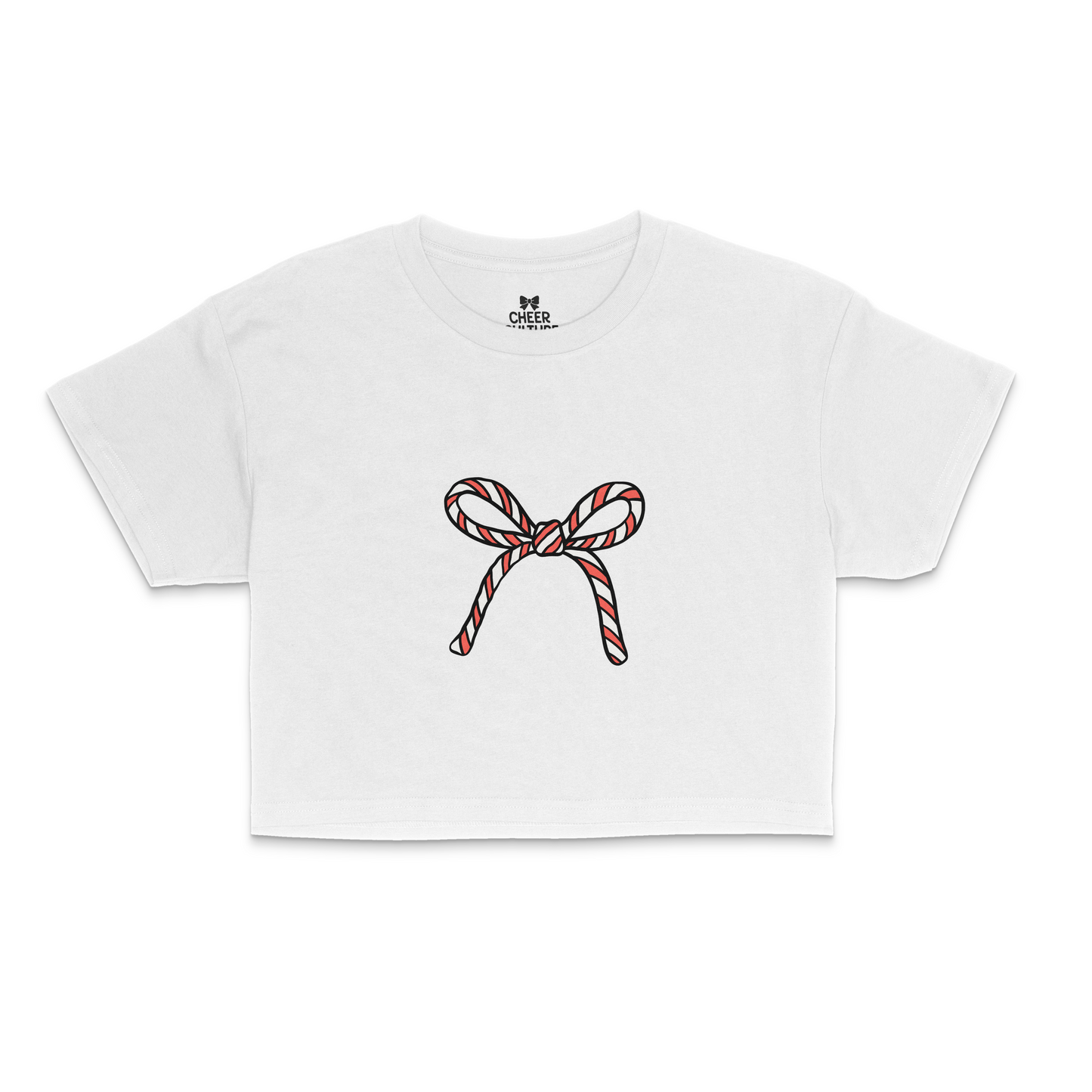 Peace Love and Cheer Bow Crop