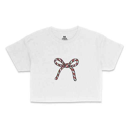 Peace Love and Cheer Bow Crop